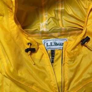 Vintage L.L. Bean Yellow Rain Jacket